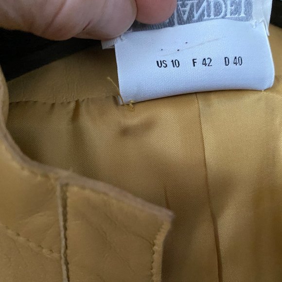 Akris Punto via Saks Jandel Leather jacket, shell, and slacks. - Picture 3 of 16